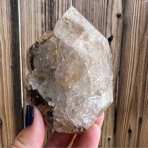 9.9 oz. Huge Herkimer Diamond Quartz Crystal From Herkimer NY.